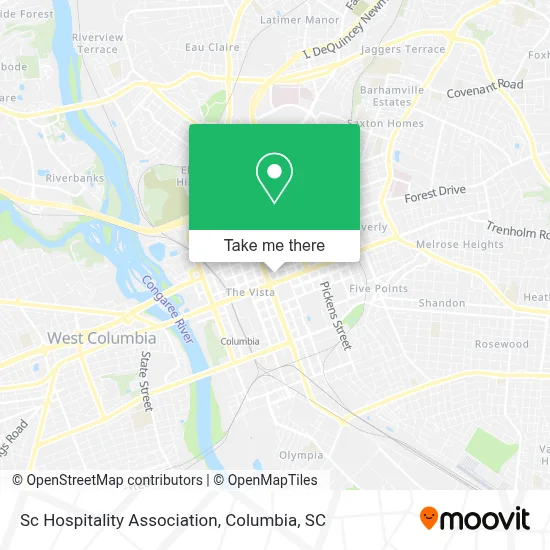 Sc Hospitality Association map