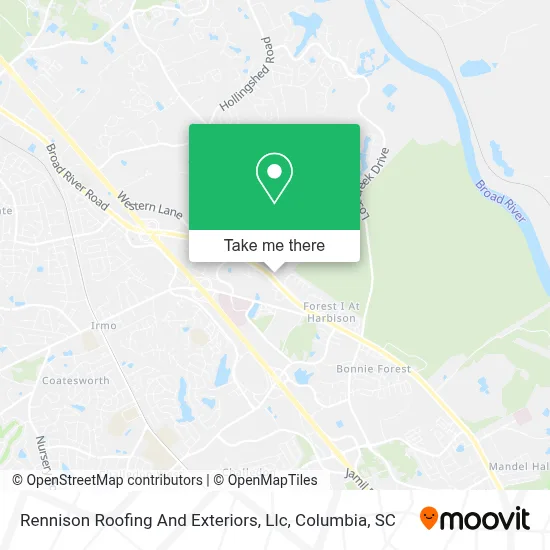 Rennison Roofing And Exteriors, Llc map