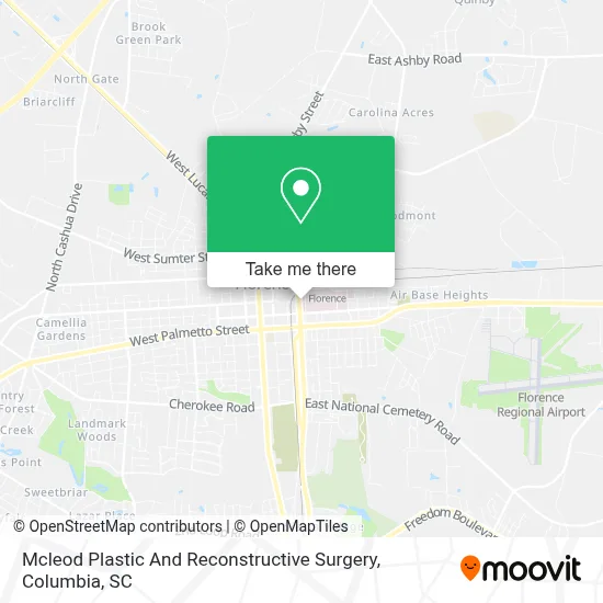 Mcleod Plastic And Reconstructive Surgery map