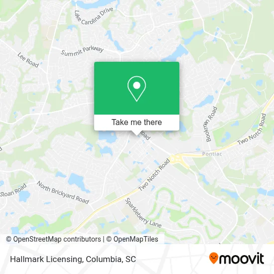 Hallmark Licensing map