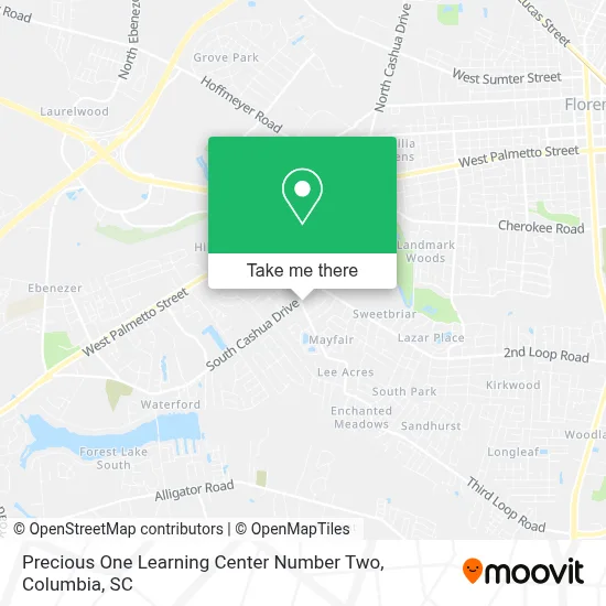 Precious One Learning Center Number Two map