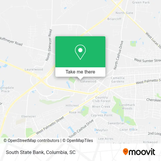 South State Bank map