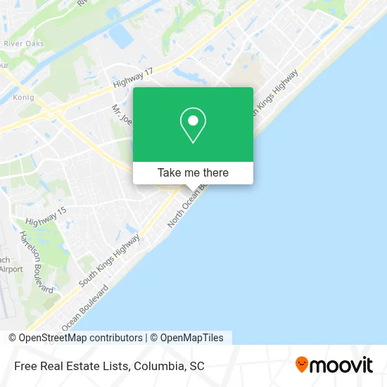 Free Real Estate Lists map