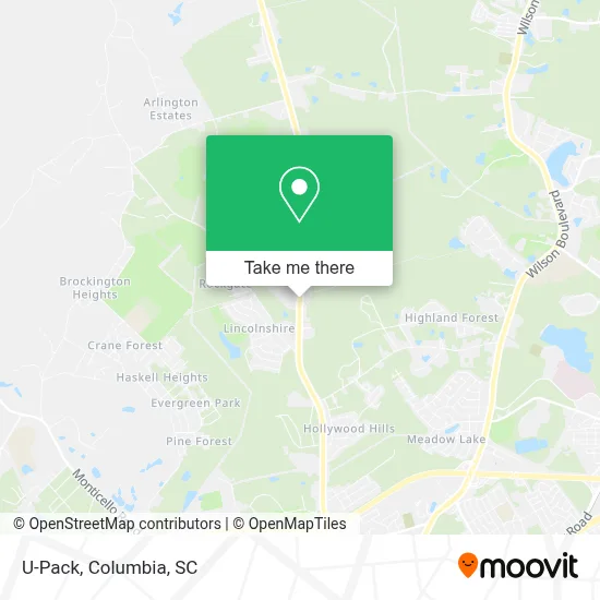 U-Pack map
