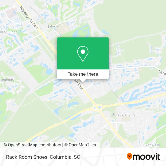 Rack Room Shoes map