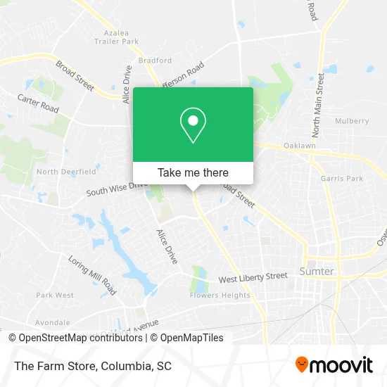 The Farm Store map