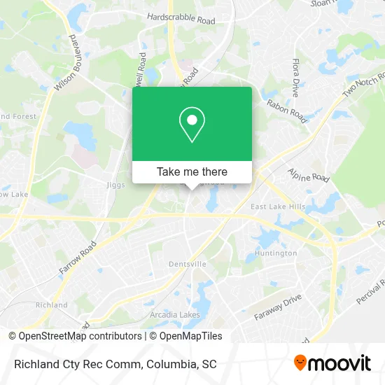 Richland Cty Rec Comm map