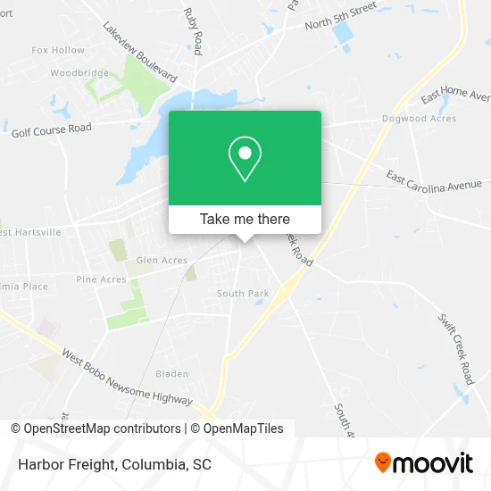 Harbor Freight map