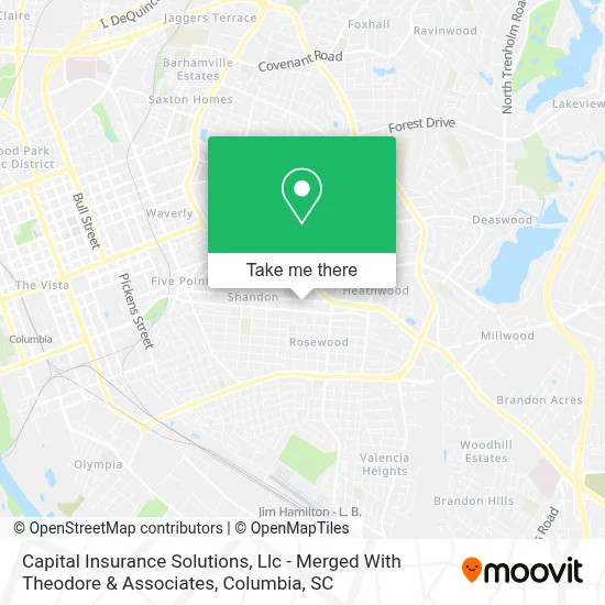 Capital Insurance Solutions, Llc - Merged With Theodore & Associates map