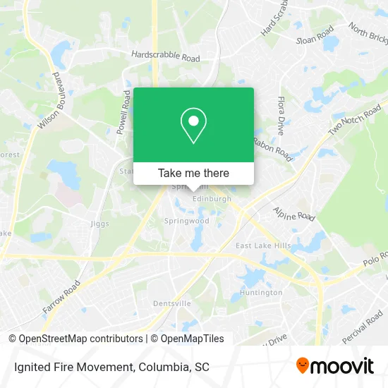 Ignited Fire Movement map