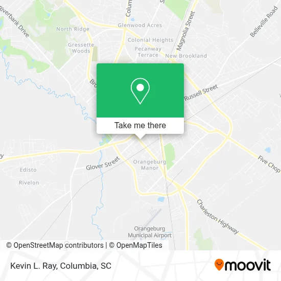Kevin L. Ray map