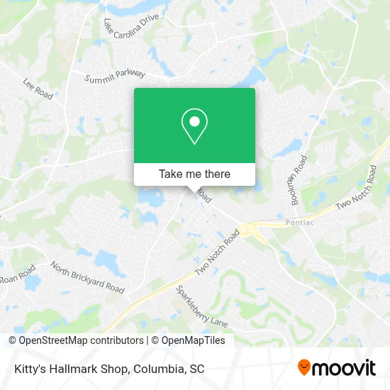 Kitty's Hallmark Shop map