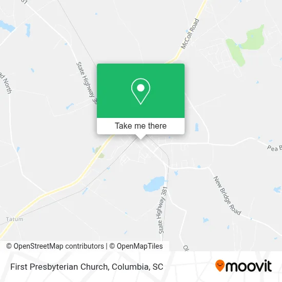 First Presbyterian Church map