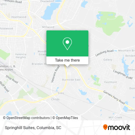 Springhill Suites map