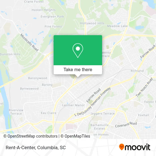Rent-A-Center map
