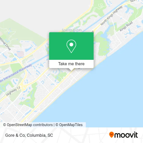 Gore & Co map