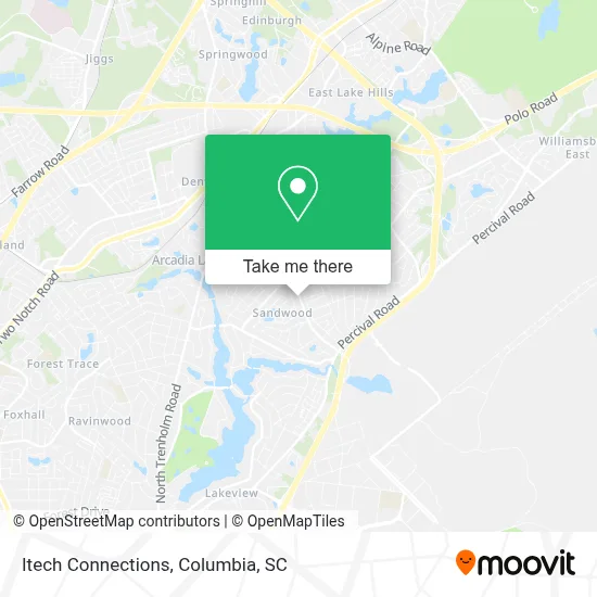 Itech Connections map