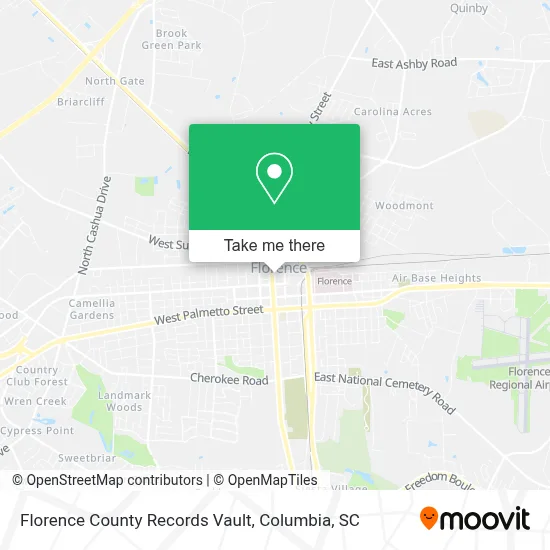 Florence County Records Vault map