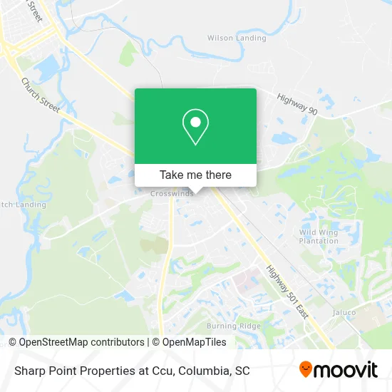 Sharp Point Properties at Ccu map