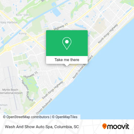 Wash And Show Auto Spa map