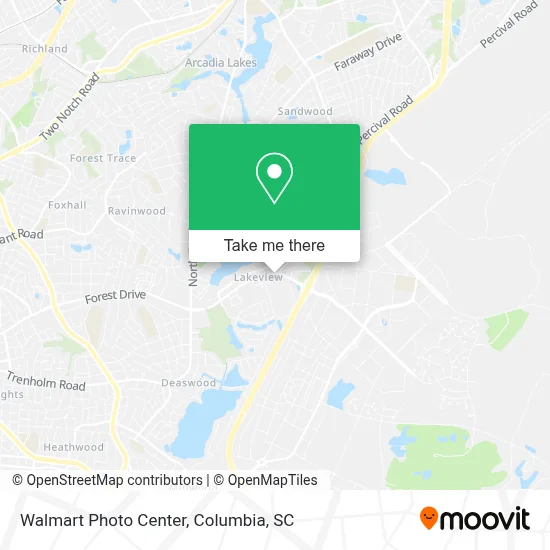 Walmart Photo Center map