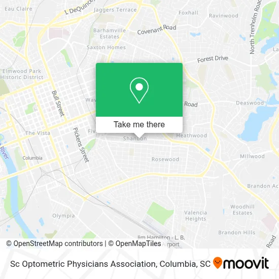 Sc Optometric Physicians Association map