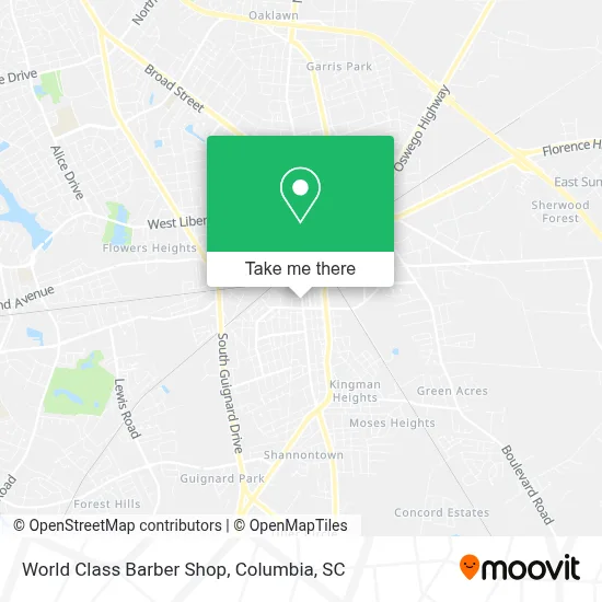 World Class Barber Shop map