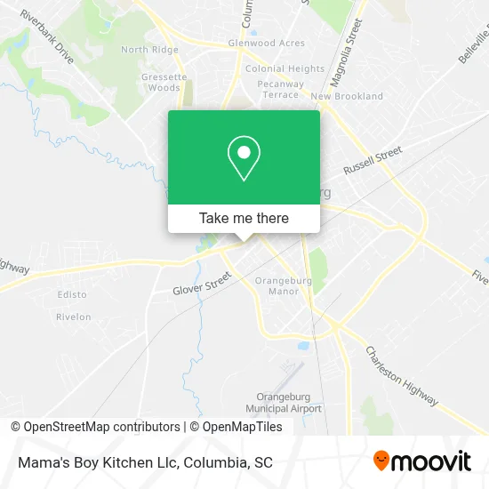 Mama's Boy Kitchen Llc map