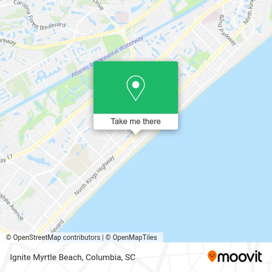 Ignite Myrtle Beach map