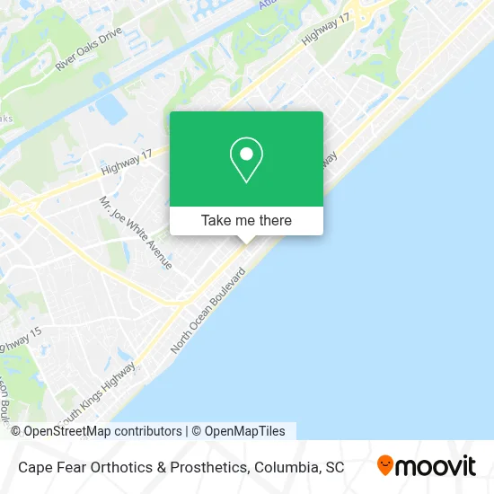 Cape Fear Orthotics & Prosthetics map