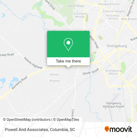 Powell And Associates map