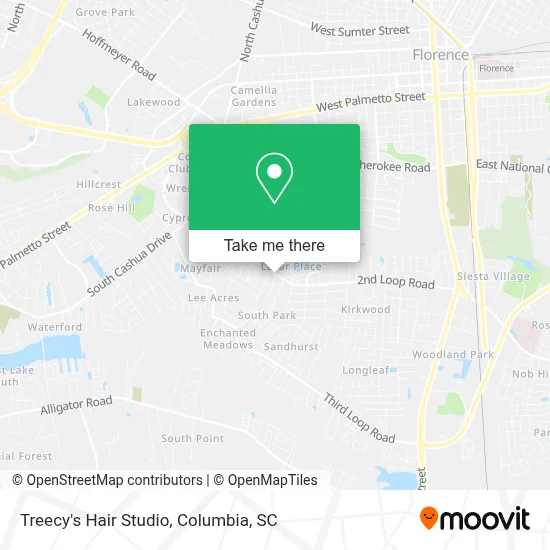 Treecy's Hair Studio map