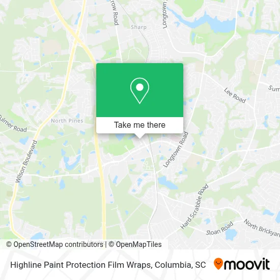 Highline Paint Protection Film Wraps map
