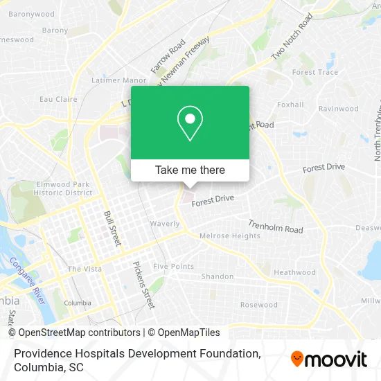 Providence Hospitals Development Foundation map