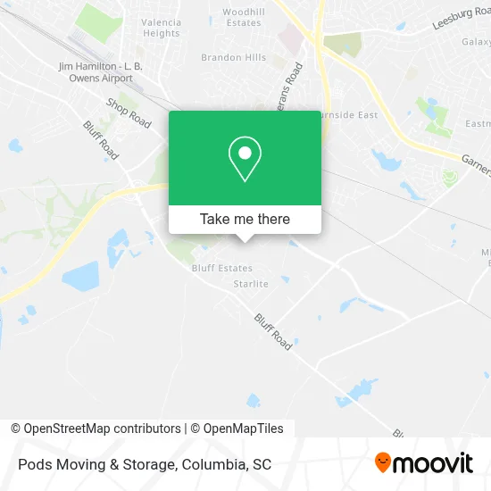 Pods Moving & Storage map