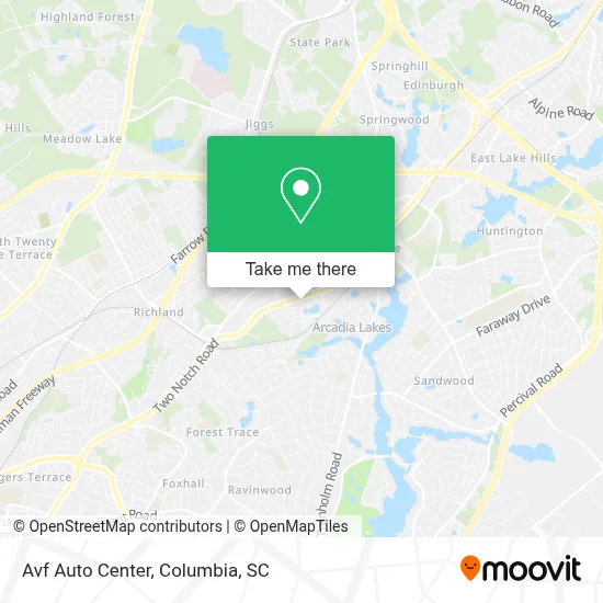 Avf Auto Center map