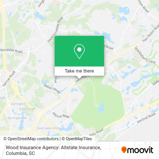 Wood Insurance Agency: Allstate Insurance map