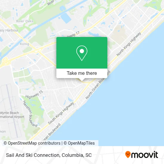 Sail And Ski Connection map