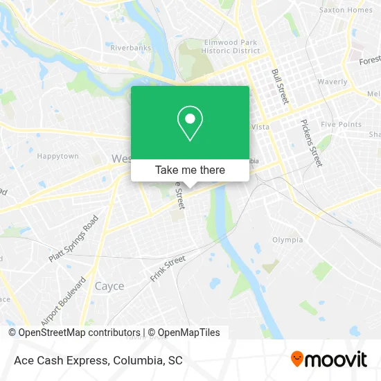 Ace Cash Express map