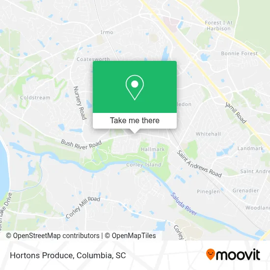 Hortons Produce map