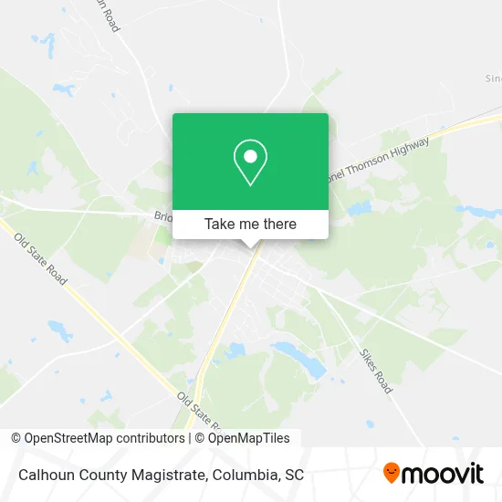 Calhoun County Magistrate map