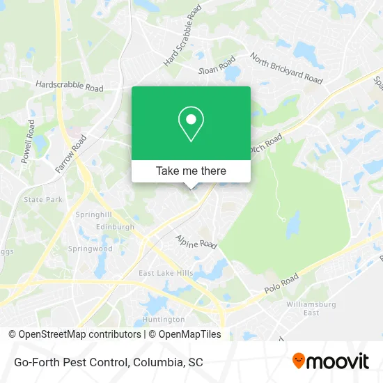 Go-Forth Pest Control map