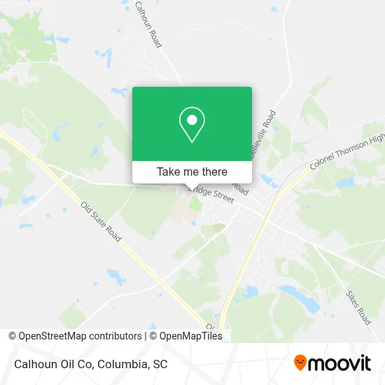 Calhoun Oil Co map