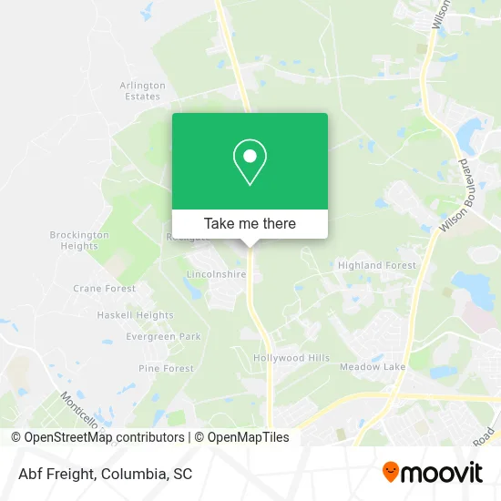 Abf Freight map