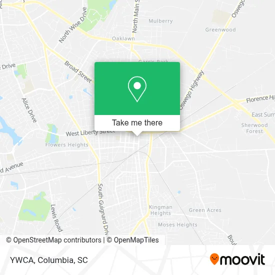 Ywca map