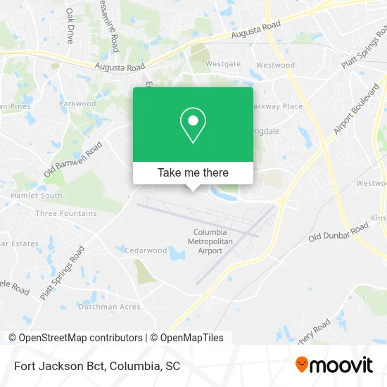 Fort Jackson Bct map