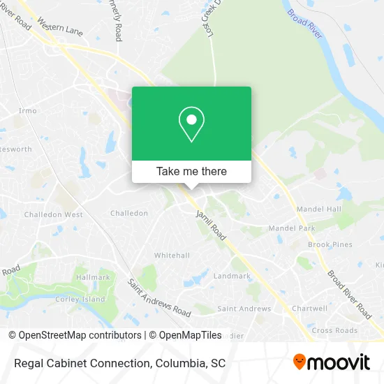 Regal Cabinet Connection map