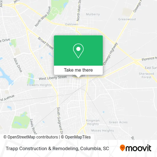 Trapp Construction & Remodeling map