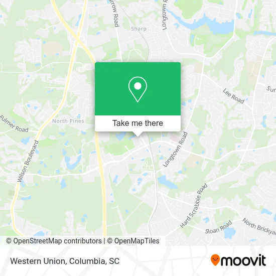 Western Union map
