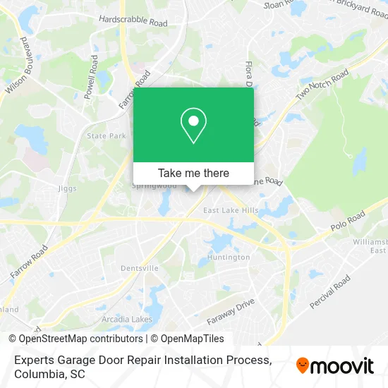 Experts Garage Door Repair Installation Process map